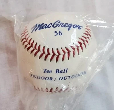 MacGregor 56 Official League Tee Ball  Flexible Rubber Core TB Vyntan Cover NEW - Image 1 of 4