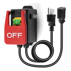 Interruttore di sicurezza 110V grado industriale con paletta intuitiva per postazioni di lavoro - Foto 1 di 9