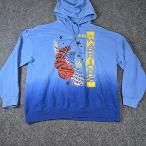 Sudadera con capucha gráfica de gran tamaño Golden State Warriors de la NBA para mujer 2XL azul - Imagen 1 de 13