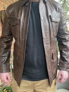 Chaqueta de cuero Timberland M - gruesa y pesada - Imagen 1 de 5