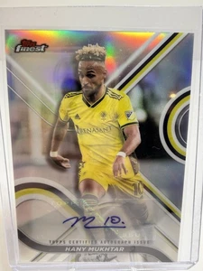 2022 Topps Finest MLS Hany Mukhtar Refractor Auto  - Picture 1 of 9