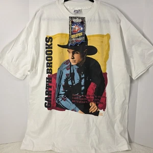 Vintage Garth Brooks Tour T-Shirt 90s Country Concert Hanes Beefy XL NWT - Picture 1 of 14