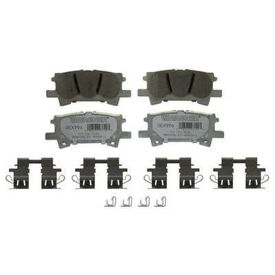 Juego de pastillas de freno de disco Wagner Brake OEX996 para 04-09 Highlander RX330 RX350 RX400h Foto 1 de 4