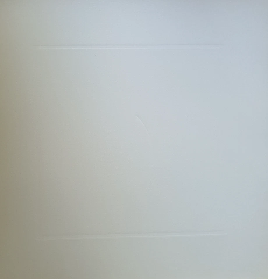 Turi Simeti Prägedruck handsigniert nummeriert groß ZERO Uecker  Lucio Fontana - Bild 1 von 3