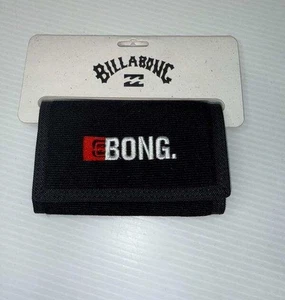 BRAND NEW BILLABONG BLACK CORDUROY TRI-FOLD WALLET - Bild 1 von 4