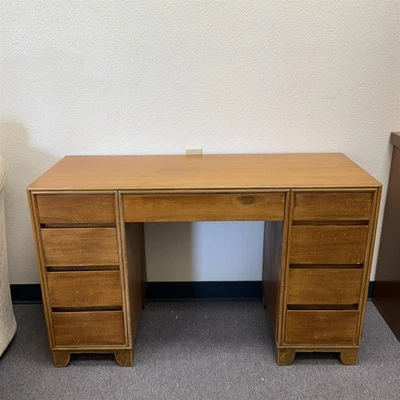 46" Wooden Executive Desk With 6 Drawers - Image 1 of 4