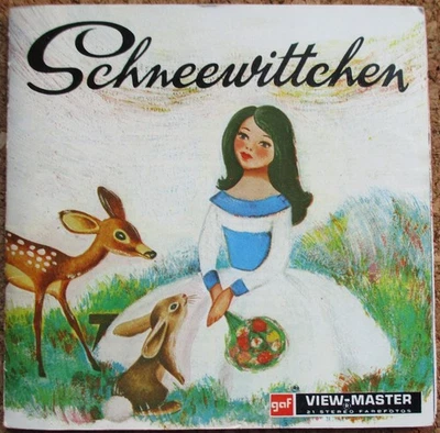 3 VIEW-MASTER 3D BILDSCHEIBEN - SCHNEEWITTCHEN + BOOKLET - Bild 1 von 3