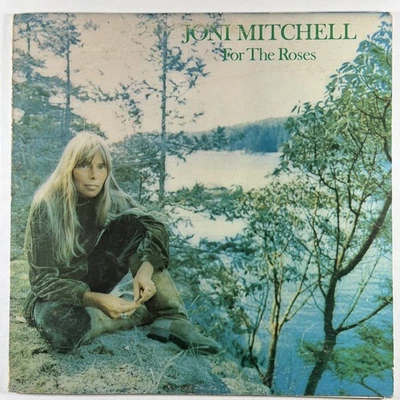 Joni Mitchell - For The Roses LP Asylum SD 5057 EX 1972 Gatefold Folk Rock Foto 1 de 4