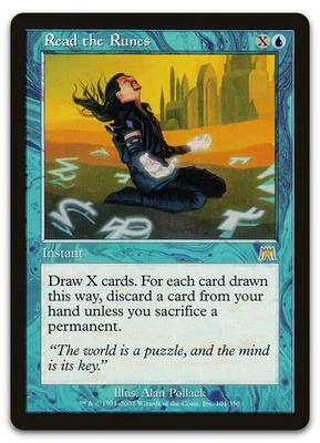 Read the Runes #104 (LP) Onslaught ONS Magic MTG - Image 1 of 2