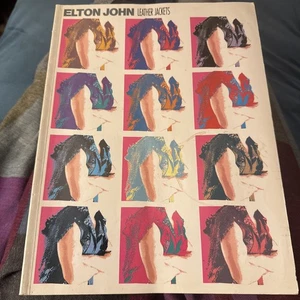 Elton John Leather Jackets Songbook Sheet Music (Rare) - Picture 1 of 5