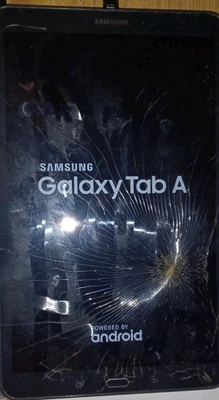 SAMSUNG GALAXY TAB A 10.1 (2016) SM-T587P Broken Screen comes with magnet cover - Image 1 of 4