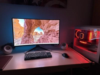 Full Gaming Setup Rtx 4080 Super, 7800x3d, 32” 4k QD HDR Oled Monitor. - Image 1 of 4