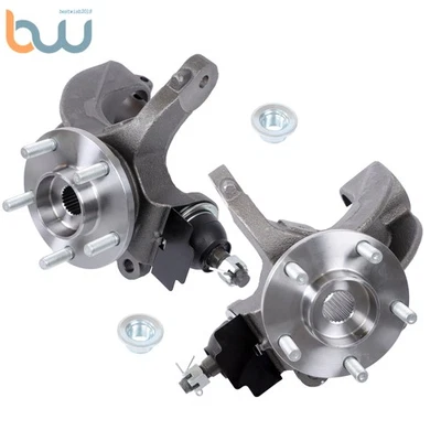 Par de cojinetes de cubo de rueda de nudillo de dirección delantera para Ford Transit Connect 2010-2013 Foto 1 de 4