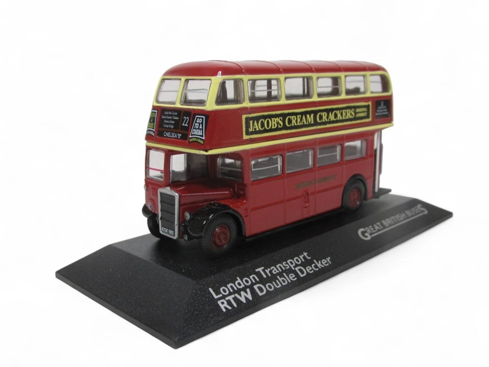 Grandes autobuses británicos modelos diescast transporte de Londres RTW dos pisos  Foto 1 de 4