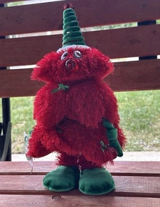 New Dan Dee Red Singing Christmas Tree Holiday Rock Animated Lights Up 14" WORKS - Picture 1 of 5