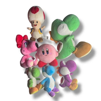 Nintendo Super Mario Lote de 7 Peluches Surtidos Foto 1 de 3