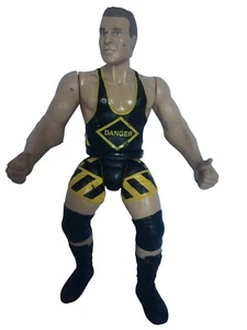 TiTan Tron Live Jakk's Pacific 1998 WWE "Owen Hart Danger" 6" Action Figure. - Picture 1 of 5