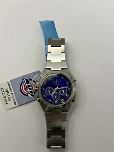 Orologio Uomo Citizen Quad-Time Zone Quadrante Blu Quarzo - Foto 1 di 4