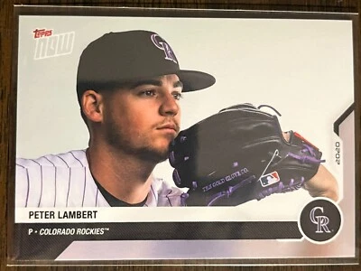 2020 Topps Now #OD-401 Peter Lambert Colorado Rockies - Image 1 of 2