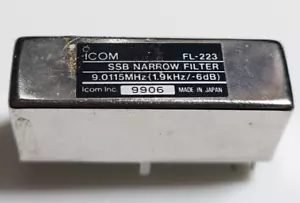 ICOM FL-223 SSB Narrow Filter 9.0115MHz (1.9kHz/-6dB) Working - Picture 1 of 12