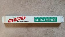 33" Door pushbar antique Mercury outboards advertising sign