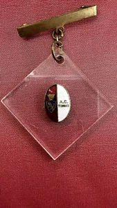 DISTINTIVO SMALTATO ASSOCIAZIONE CALCIO TORINO ANONIMA - Foto 1 di 3