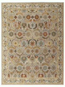 New Eva Gray Traditional Oriental Old Style Handmade Tufted 100% Wool Area Rugs - Picture 1 of 6