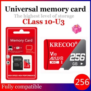 1TB Micro SD TF Flash Universal Memory Card 4K Fast Class 10 with Adapter Lot - Picture 1 of 22