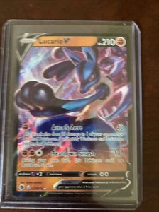 Lucario V Pokemon Champions Path Ultra Rare Card 27/73 *PACK FRESH - Picture 1 of 5
