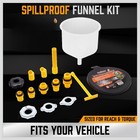 Spill Proof Radiator Coolant Filling Funnel Kit Car Auto Fluid Cooling System