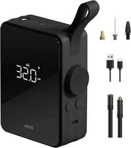 HOTO Portable Tire Inflator, Cordless Air Pump for Car Tires with Digital Guage - Picture 1 of 6