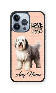 Personalized Old English Sheepdog Custom Pet Phone Case Cover for iPhone gift - Picture 1 of 10