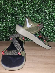 NIKE Vista Strap Sandals Slides DJ6606-300 Rough Green / Olive Men's Size 12 - Picture 1 of 4