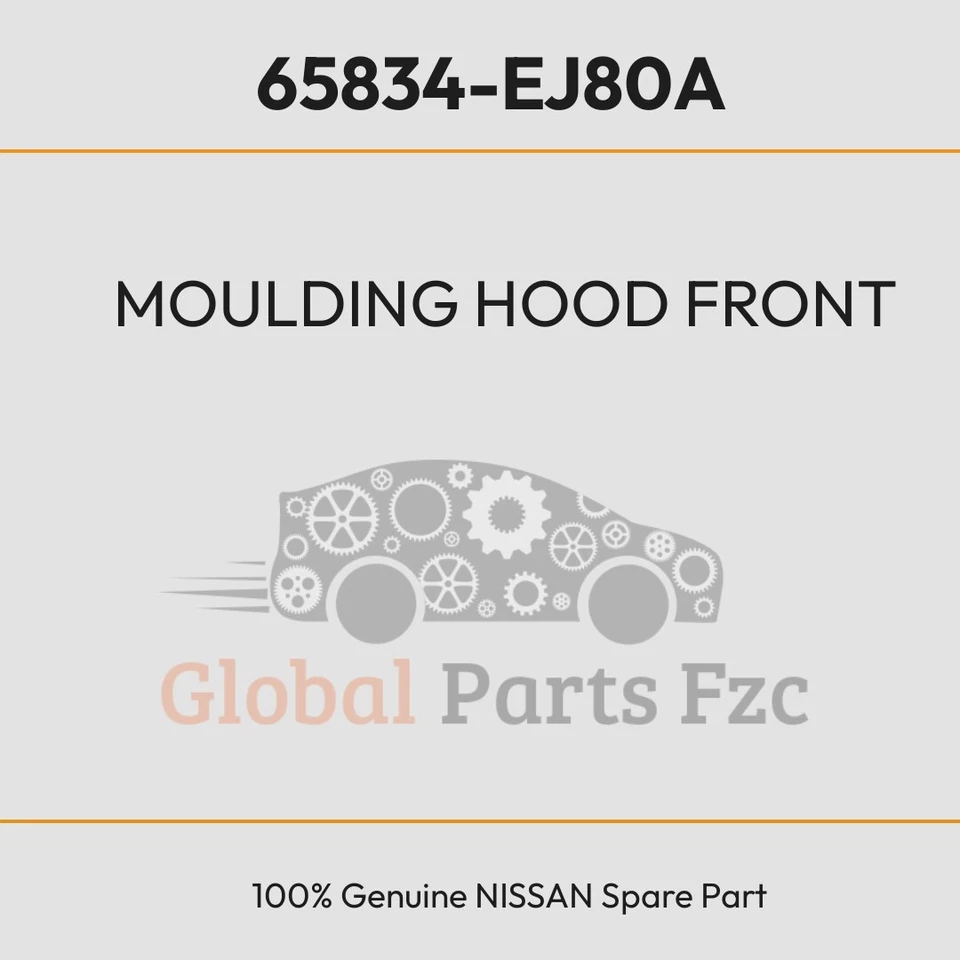 CAPÓ MOLDEADOR DELANTERO NISSAN OEM 65834EJ80A (65834-EJ80A) Foto 1 de 1