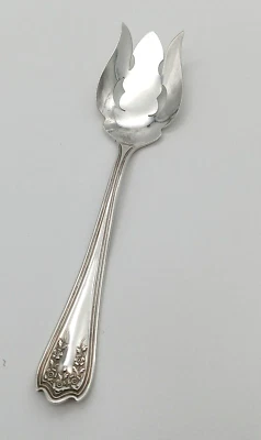 ВИЛКА ДЛЯ МОРОЖЕНОГО SAART BROTHERS ИЗ ЧИСТОГО СЕРЕБРА С ЦВЕТОЧНЫМ УЗОРОМ - Изображение 1 из 4