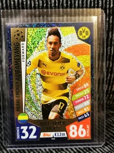 match attax aubameyang Hat Trick Hero 17-18 ucl edition - Picture 1 of 2
