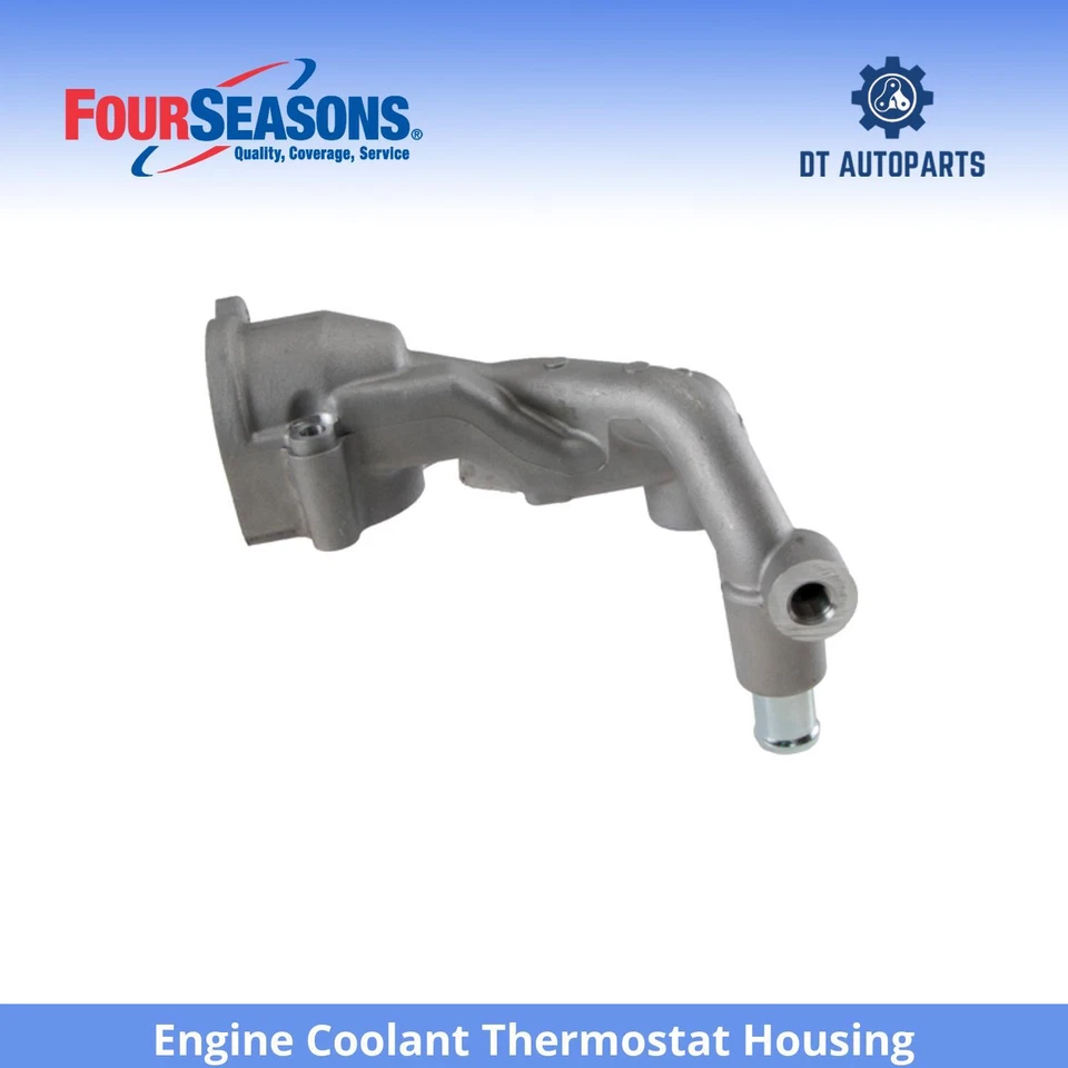 适用于 2006 - 2012 年丰田 RAV4 3.5L V6 发动机冷却液恒温器外壳 4 季 — 第 1/4 张图片