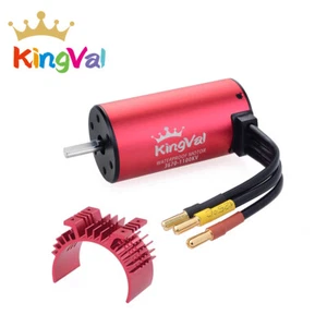 US STOCK KingVal 3670 Waterproof Motor Shaft ø5mm + Heatsink for 1/8 1/10 RC Car - Picture 1 of 15