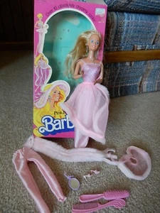VINTAGE 1981 PINK & PRETTY BARBIE #3554 ORIGINAL BOX ACCESSORIES - Picture 1 of 9