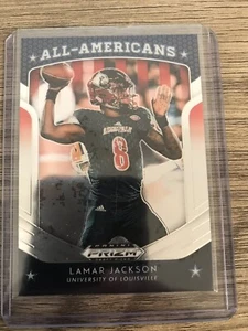 LAMAR JACKSON 2019 PANINI PRIZM DRAFT PICKS CARD #59 - Picture 1 of 2