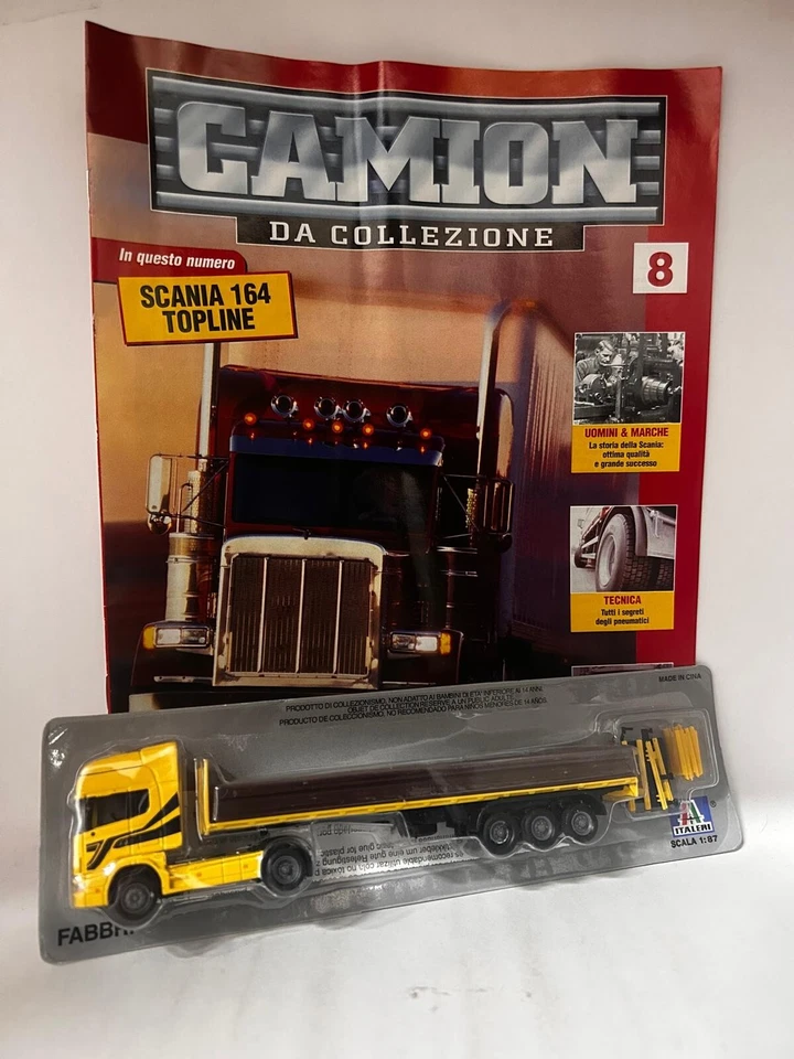 SCANIA 164 TOPLINE 1:87 USCITA 8 CAMION DA COLLEZIONE ITALERI - Immagine 1 di 2