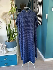 Megzi Gael BONDI HOODED JACQUARED KAFTAN LONG. Size L/XL - Picture 1 of 11