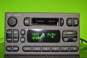 GRAY Jaguar S-Type cassette player radio stereo 00 01 02 XR8F-18K876-DHAGN - Picture 1 of 8