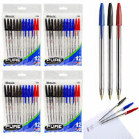 Penagain Ergosof Ballpoint Pen 4 Colors Set: Black Silver Red Blue 