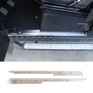 Barra de alféizar de puerta interior de acero protección de bordes rasguño para Land Rover Defender 2004-19 - Imagen 1 de 10