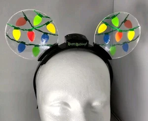 Disney Parks Weihnachten beleuchtet Urlaub animiert leuchtende Mickey Ohren Stirnband - Bild 1 von 12