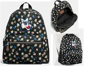 Neu mit Etikett 100 % authentischer Coach F57635 Charlie Rucksack mit Tee Rose Blumenmuster - Bild 1 von 1