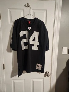 Authentic Mitchell & Ness 2002 Oakland Raiders Charles Woodson Jersey Sz 44 L - Picture 1 of 4