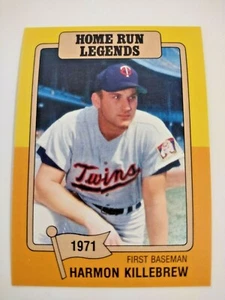 1986 Big League Chew Home Run Legends #5 Harmon Killebrew Minnesota Twins - Picture 1 of 4