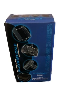 Playstation 2 Accessories Set w/ Controller, Stand, Remote & Case 4Gamers - Image 1 of 4